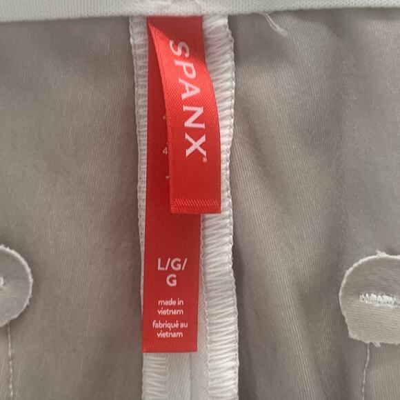 Spanx On-The-Go Slim Straight Pant Classic White Women's NWT  Size: L (Regular) - Picture 11 of 15